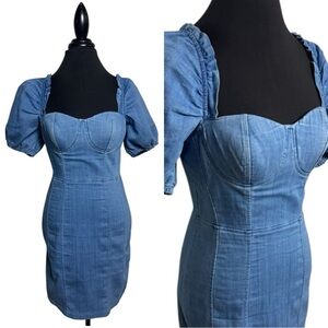 Haute Monde Denim Dress